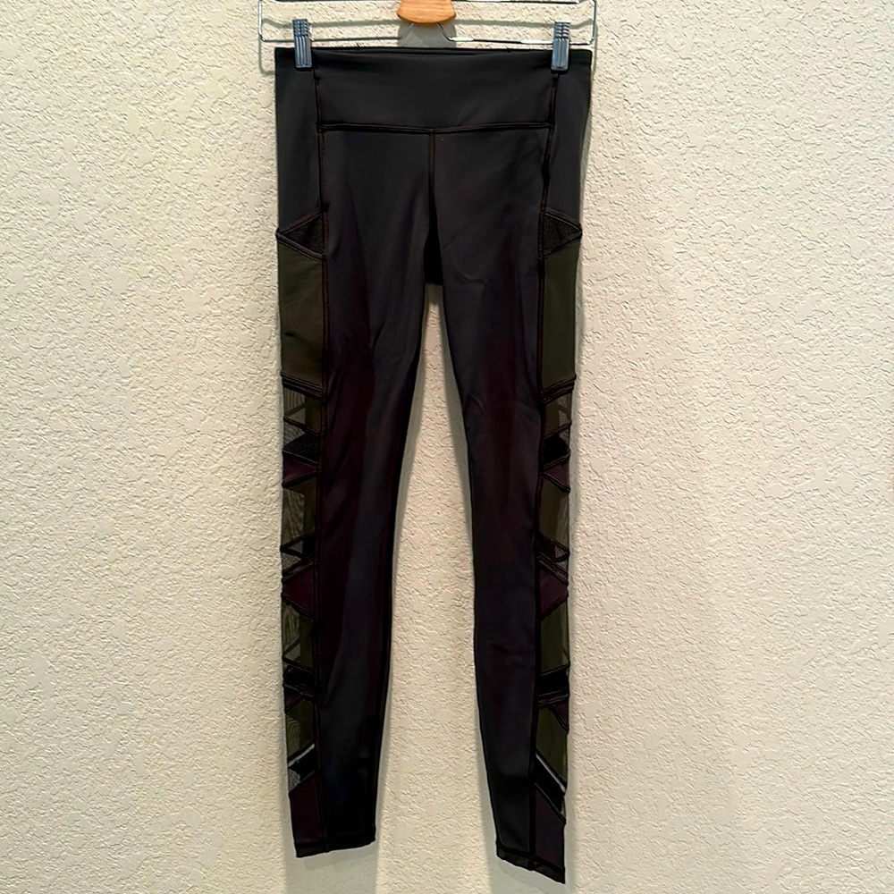 Lululomen yoga pant, dark green, full length